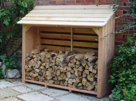 Log Store Storage Unit – Garden Storage Boxes From Trimetals