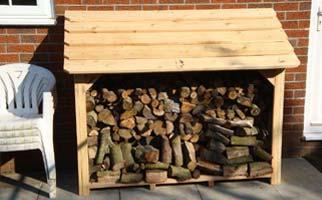 Log Stores and Wood Storage - Classic A1 Log Store