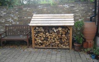 Log Stores and Wood Storage - Classic A1 Log Store