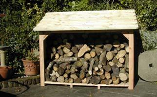 Log Stores and Wood Storage - Classic A1 Log Store